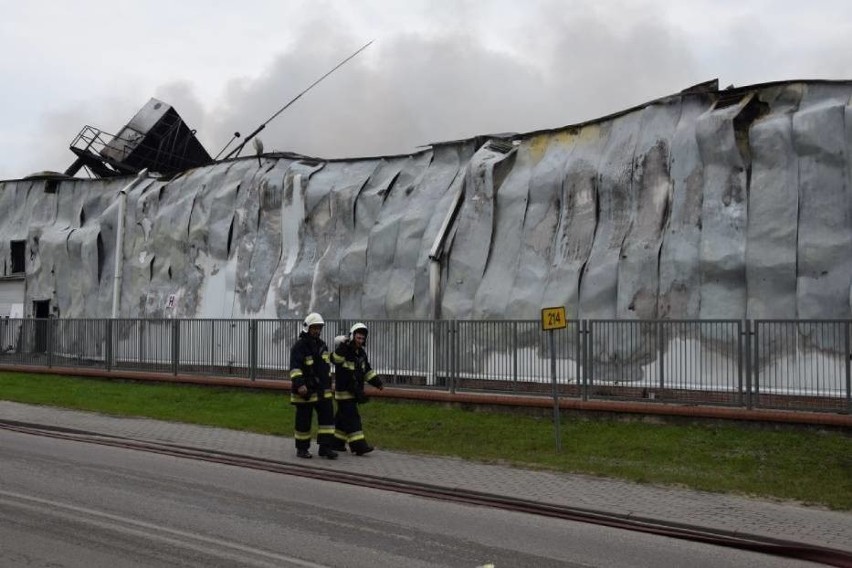 Iglotex: Minął rok od największego pożaru w regonie. Nowa hala produkcyjna w Skórczu pnie się w górę. Zobacz zdjęcia