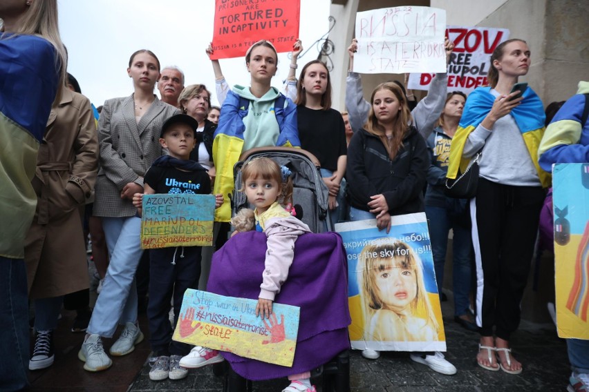 Demonstracja na Rynku Głównym w sobotę, 30 lipca