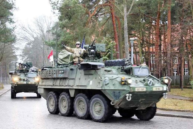 Amerykańscy żołnierze już w tym roku gościli w jednostce w Skwierzynie - podczas słynnego rajdu Dragonów.