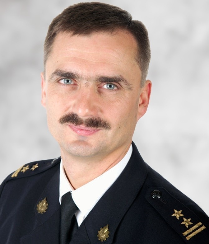 b]st. bryg. Paweł Piotr Ostrowski - Komendant Miejski PSP w...