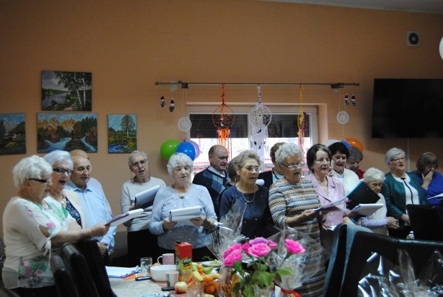 Obchody Ogólnopolskiego Dnia Seniora we włoszczowskim Klubie Senior Plus.