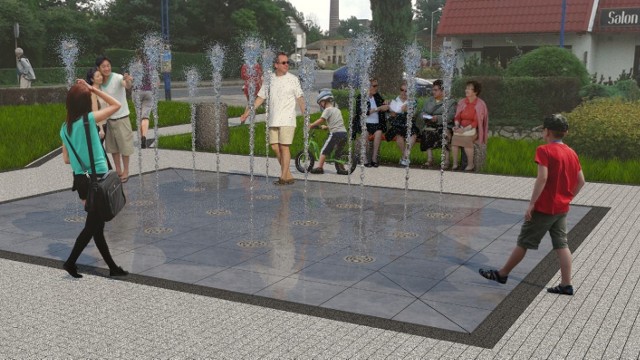 Tak wyglądać ma nowa fontanna w Zdzieszowicach.