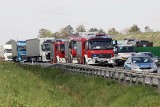 Wypadek na autostradzie A4 pod Legnicą. Zderzyły się tam dwa busy