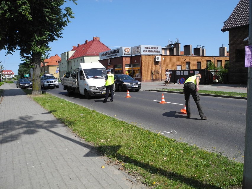 Potrącenie dziecka przy Krzywoustego w Lęborku