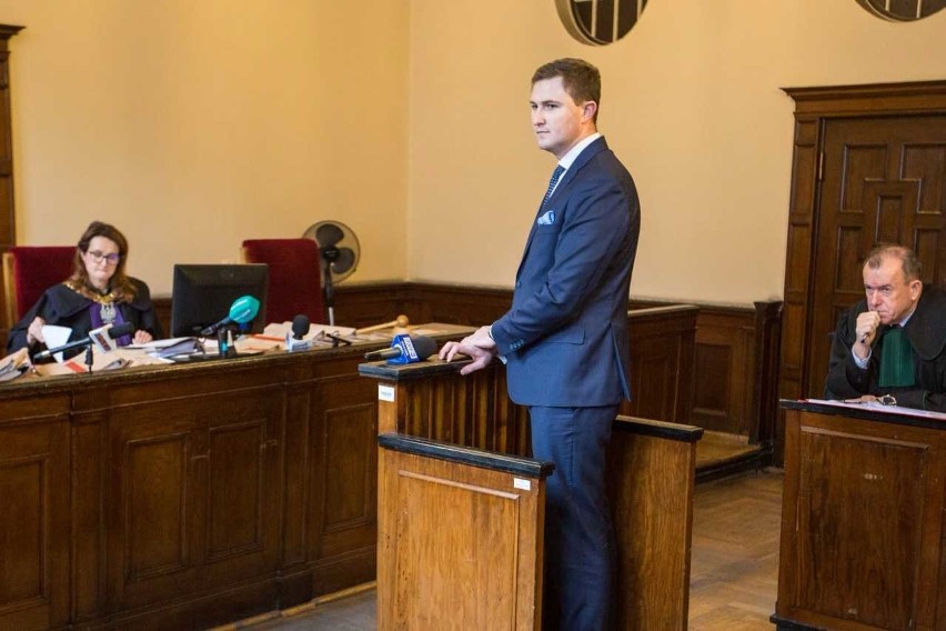 Wiceprezydent Gdańska Piotr Grzelak zeznawał przed sądem w...