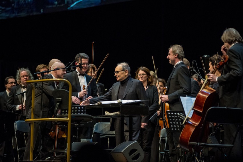 Ennio Morricone wystąpił w Tauron Arenie Kraków [ZDJĘCIA]