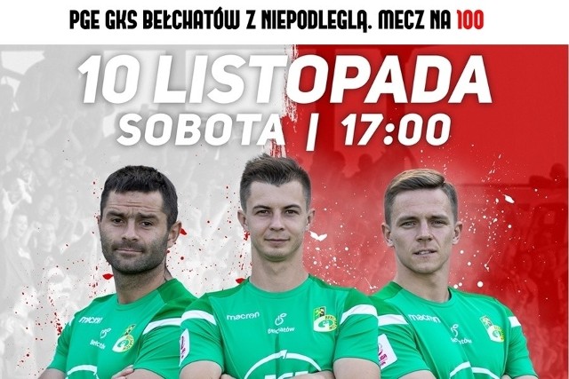 „Mecz na 100” gra w sobotę PGEGKS Bełchatów
