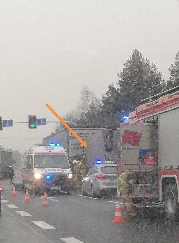 Wypadek na DK 94 w Bolesławiu