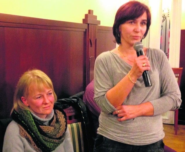 Karina Apostolik i Beata Fudali prosiły o rozbudowę szkoły w Borku
