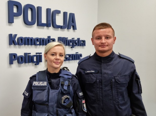 Policjanci z Leszna uratowali życie mężczyzny.