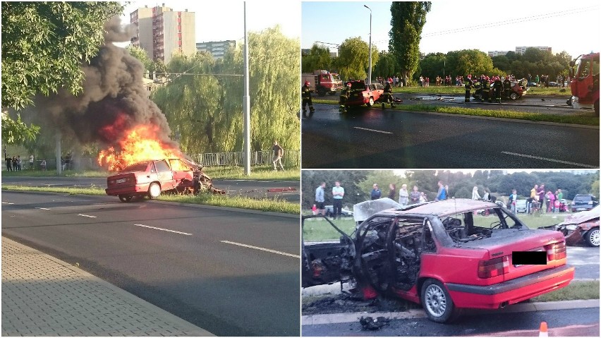 Wypadek na ul. Nadbystrzyckiej w Lublinie