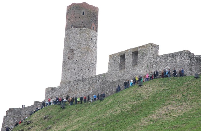 Zamek już pierwszego dnia odwiedziły tłumy.