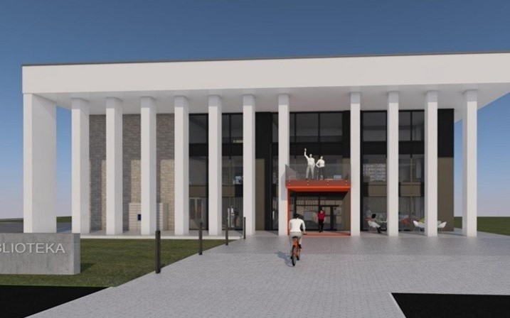Tak ma wyglądać nowa siedziba praszkowskiej biblioteki.