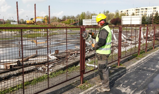 Likwidacja lodowiska ROSiR w Rzeszowie.