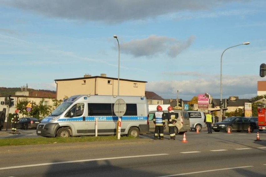 Zderzenie dwóch aut w Wejherowie- 26.10.2016