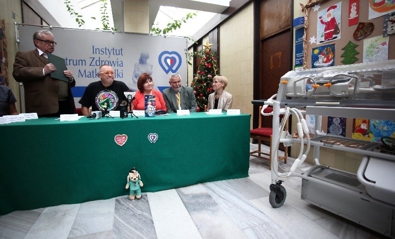 Jerzy Owsiak w szpitalu ICZMP w Łodzi [zdjęcia]