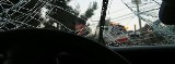 Zderzenie samochodów w Chodczu; jedna osoba ranna