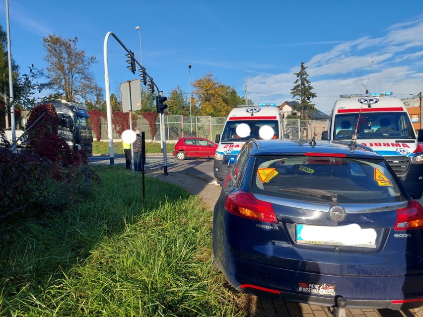 Wypadek w Olkuszu na DK-94, kierunek Kraków