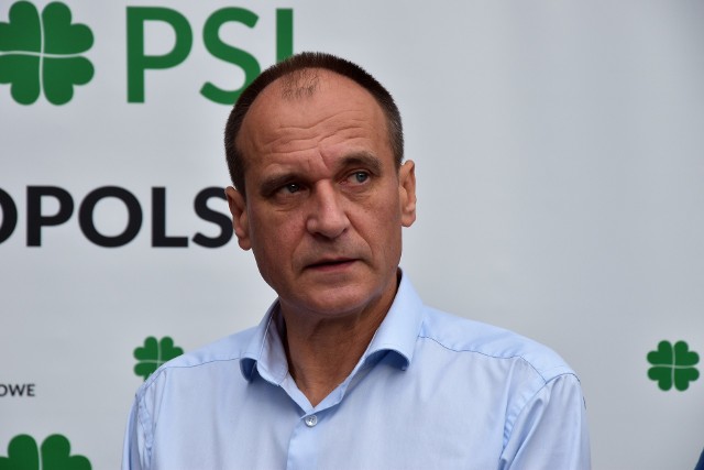 Paweł Kukiz, nr 1 listy PSL do Sejmu w woj. opolskim na konferencji w Opolu