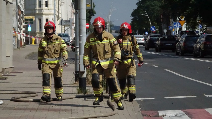 Akcja Straży Pożarnej na Zwycięstwa w Koszalinie