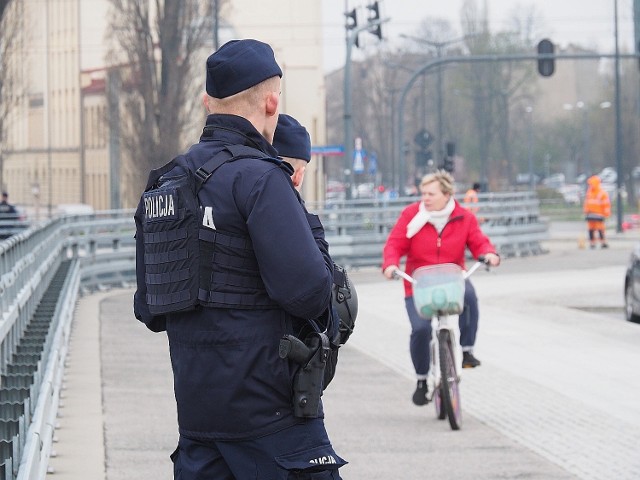 Policyjne patrole były zaskoczeniem dla rowerzystów...