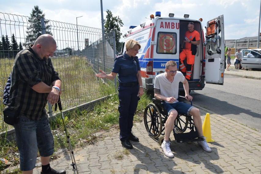Mandat lub wózek inwalidzki - akcja policji na wiślance w Żorach, która przemawiała do wyobraźni ZDJĘCIA