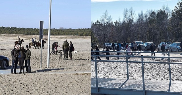 Bez względu na porę roku Pustynia Błędowska jest masowo odwiedzana przez turystów. Zimą też można zażyć kąpieli słonecznej
