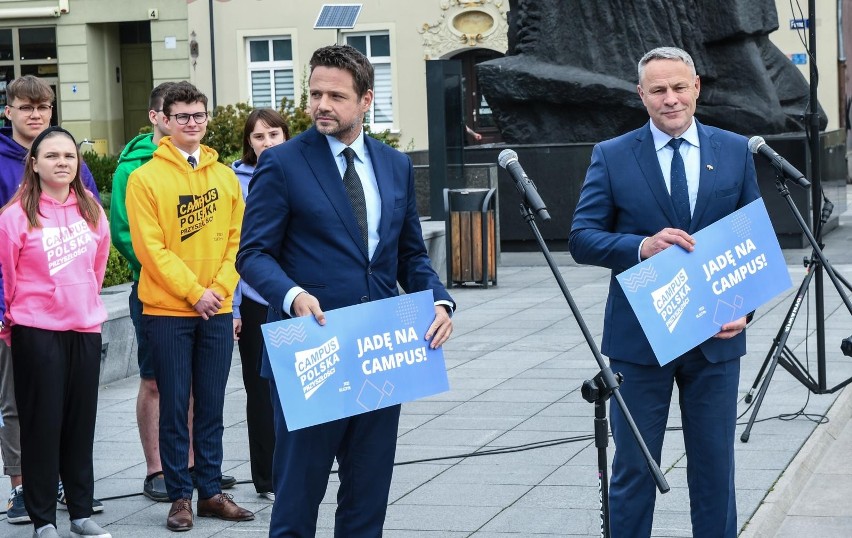 Prezydent Trzaskowski spotkał się w Bydgoszczy nie tylko z...