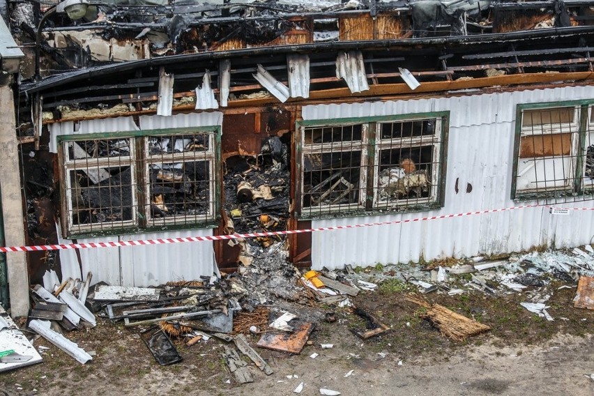 Magazyn na ul. Abrahama w Gdańsku spalił się 10 grudnia.