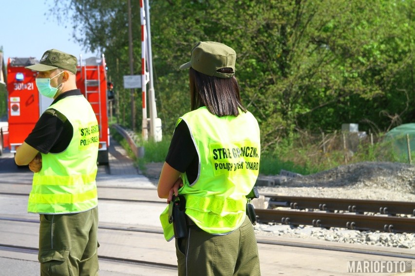 Wypadek na linii kolejowej Opole - Kędzierzyn-Koźle.