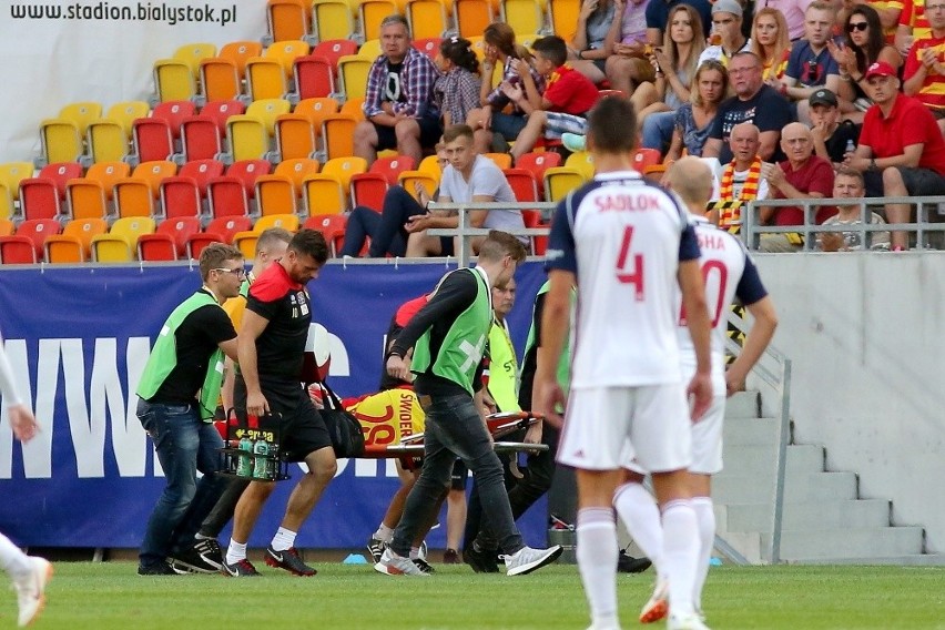 Karol Świderski nie dokończył meczu z Wisłą po tym jak...