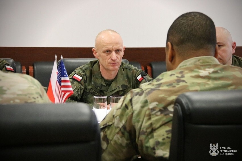 Wizyta w 1PBOT dowódcy Batalionowej Grupy Bojowej NATO