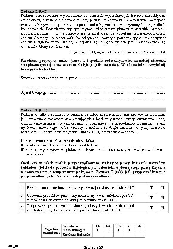 Matura BIOLOGIA 2015 już dziś! [ARKUSZE, odpowiedzi