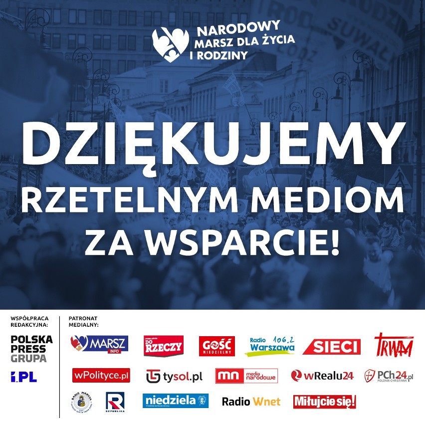 Marsz dla życia i rodziny już jutro w Warszawie
