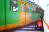 Poznań - dwie kolizje tramwajów "trzynastek"