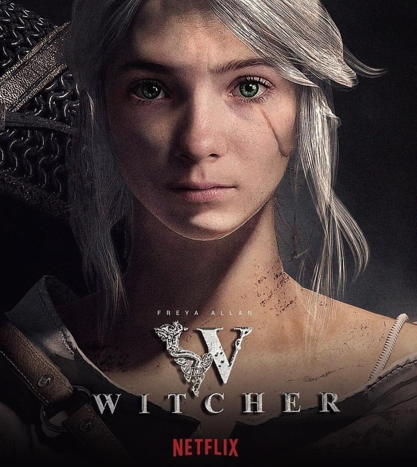 "Wiedźmin" Netflix. Geralt, Triss i Ciri oczami internautów. Zobacz fanowskie plakaty serialu! 