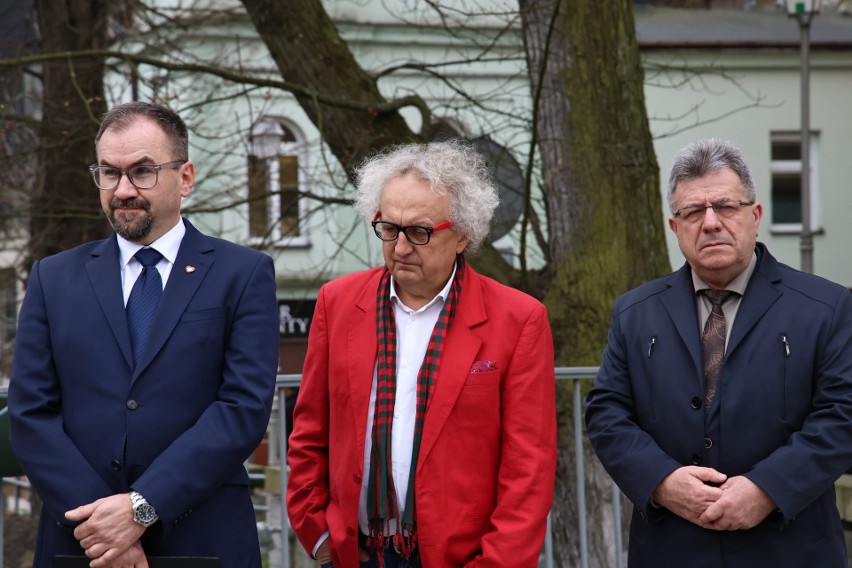 Od lewej: Gerard Pedrycz, Andrzej Mochoń, wojewoda...