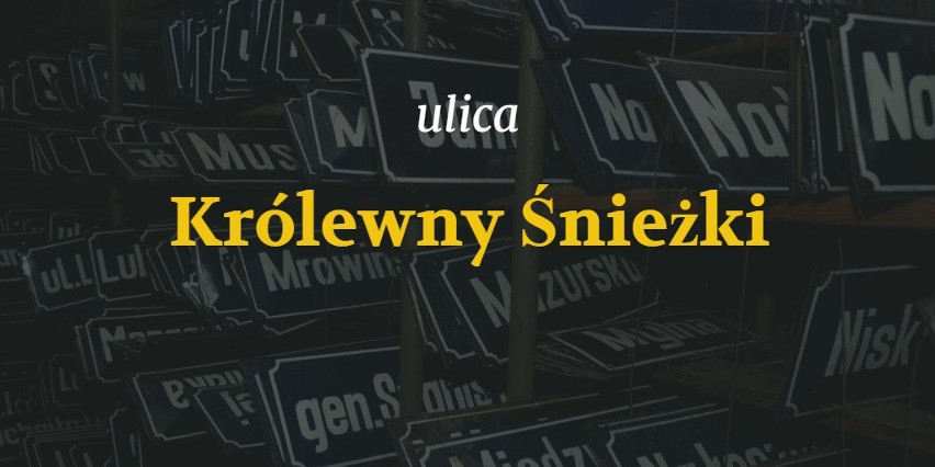 W Poznaniu nie brakuje nietypowych nazw ulic. Niektóre...