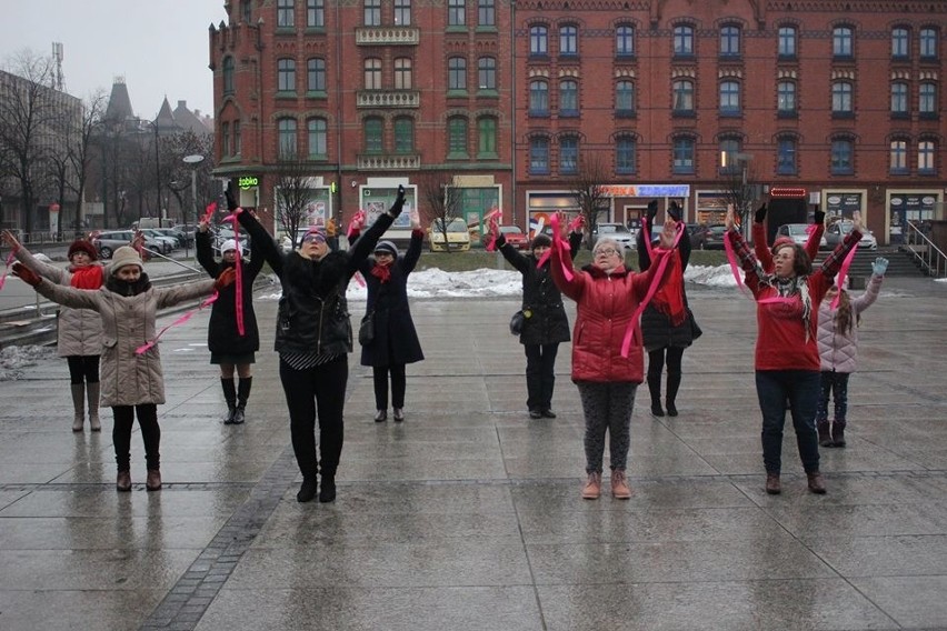 Przeciwko przemocy wobec kobiet, czyli One Billion Rising w Rudzie Śląskiej. ZDJĘCIA