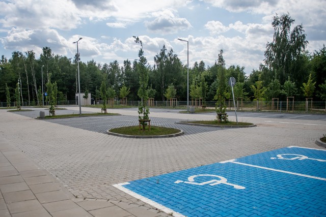 Pusty parking typu Park&Ride przy ul. Biskupińskiej nie jest oblegany przez kierowców. Na to wpłynęła między innymi sytuacja pandemiczna, która zniechęciła pasażerów do korzystania z komunikacji miejskiej.