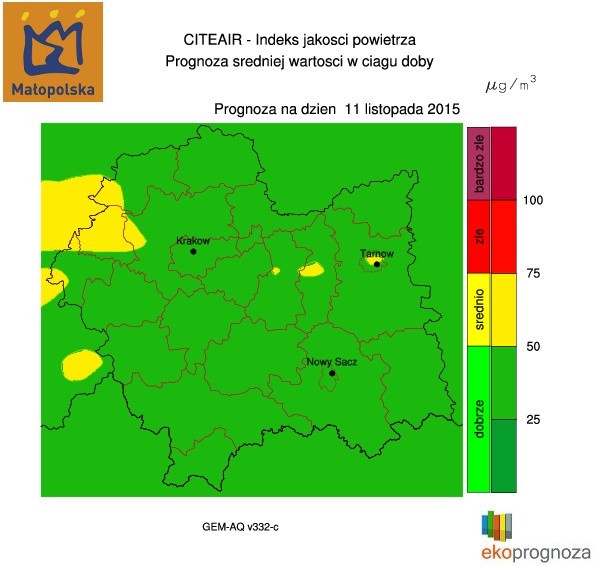 Trujący pył nad regionem