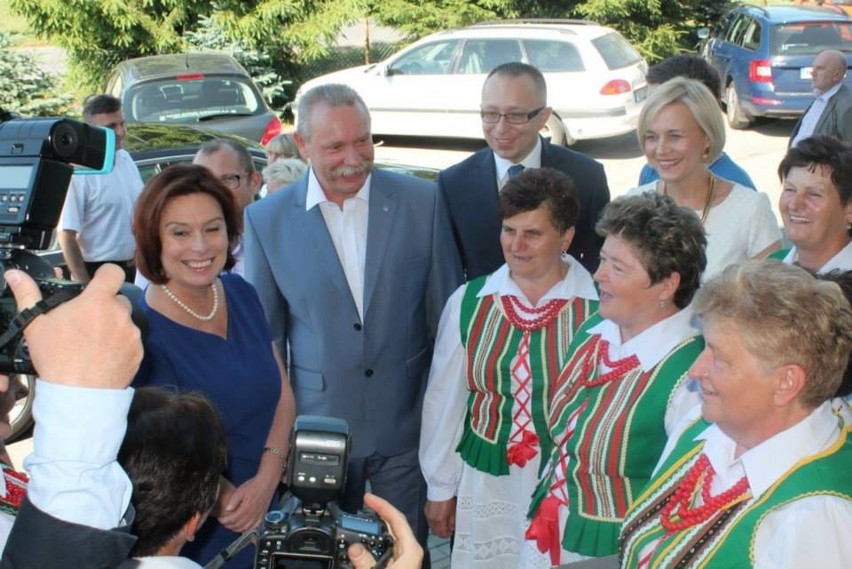 Marszałek Sejmu Małgorzata Kidawa - Błońska odwiedziła w sobotę Gminę Masłów