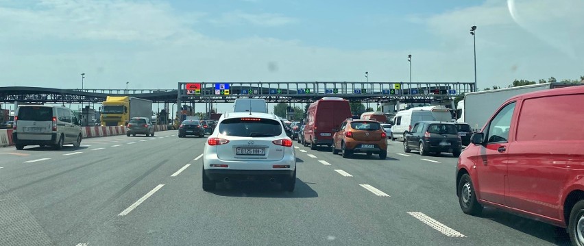 Bramki autostradowe A4 w Mysłowicach i Krakowie...
