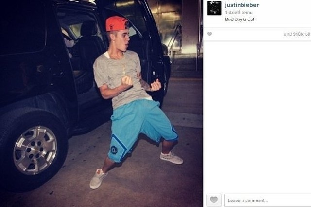 Justin Bieber (fot. screen z Instagram.com)