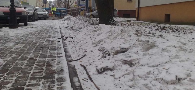 Zima w Koszalinie.