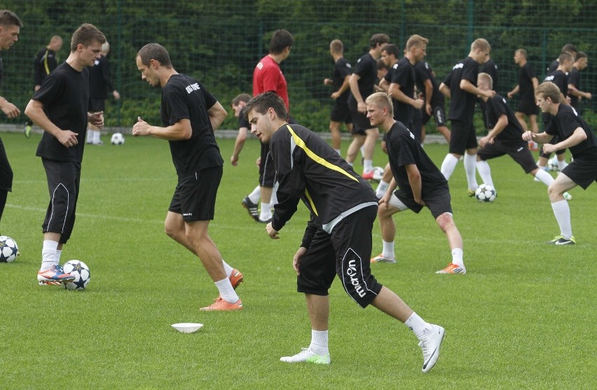 Pierwszy trening GKS Katowice: trener oglądał Widucha [ZDJĘCIA]