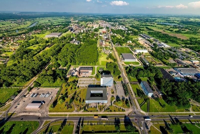 Tereny przemysłowe firmy Synthos w Oświęcimiu