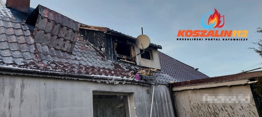 Pożar w gminie Będzino