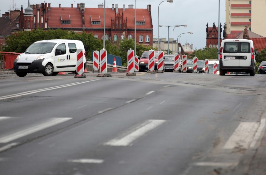 Gdańsk. Remont wiaduktu na Trakcie św. Wojciecha - są duże korki! [ZDJĘCIA]