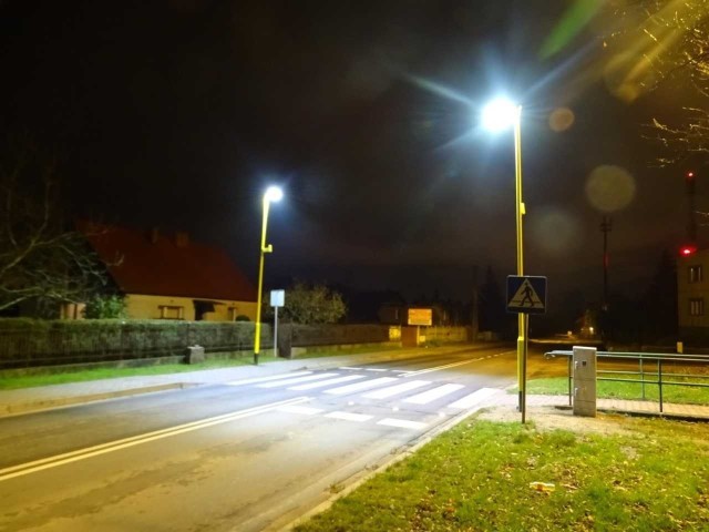 Zarząd Dróg Powiatowych zamierza zbudować inteligentne, aktywne oświetlenie przejścia dla pieszych